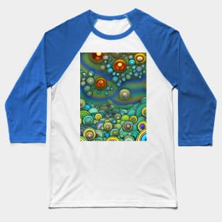 Rainbow Snails Baseball T-Shirt